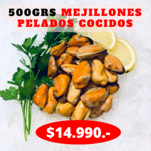 Combo 500grs Mejillones Pelados Cocidos