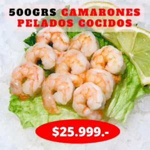 Combo 500grs Camarones Pelados Cocidos